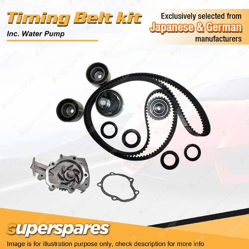 Timing Belt Kit & Water Pump HYT for Mazda 323 626 MX6 Eunos STEPPED FLANGED