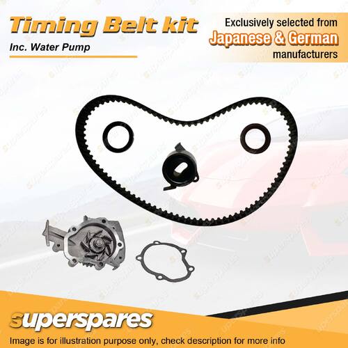 Timing Belt Kit & Water Pump for Nissan Bluebird Series 3 Pintara 2.0L 85-1992