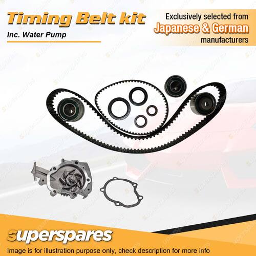 Superspares Timing Belt Kit & Water Pump for Holden Barina MF MH G13A G13BA