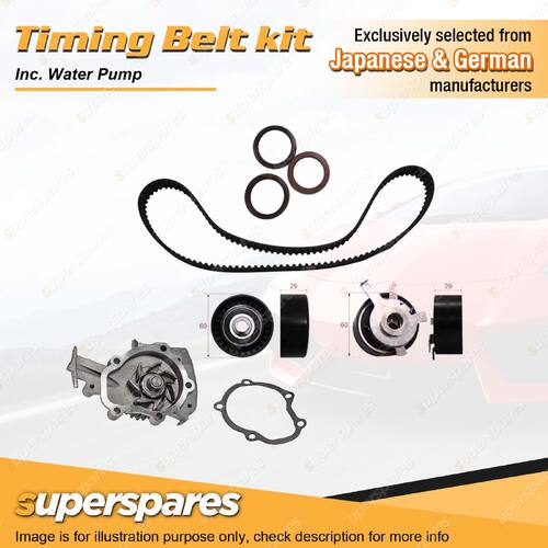 Timing Belt Kit & Water Pump for Holden Barina MB ML Drover G13A G13BA