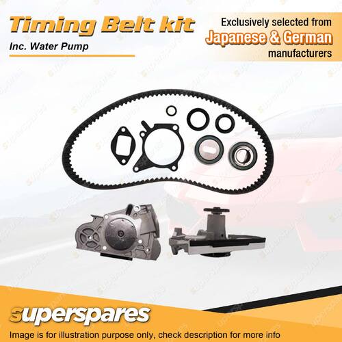 Timing Belt Kit Inc Water Pump for Ford Capri SA Laser KE KF KH Festiva WA-WF