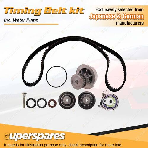 Superspares Timing Belt Kit & Water Pump for Holden Barina SB 1.6L C16XE X16XE