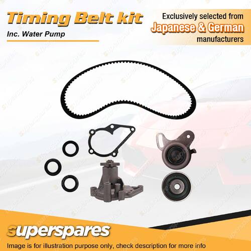 Superspares Timing Belt Kit Inc Water Pump for Kia Rio JB 1.6L 1.4L 4cyl DOHC