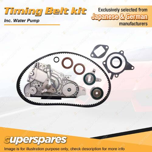 Timing Belt Kit Inc Water Pump for Mazda 323 BJ 1.6L 4cyl DOHC ZM