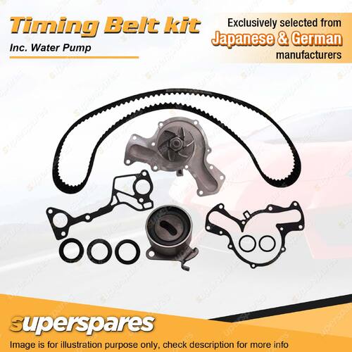 Timing Belt Kit Inc Water Pump for Mitsubishi Pajero NF NG NH-NK 3.0L V6 6G72