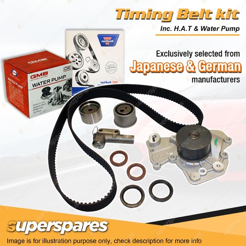 Superspares Timing Belt Kit & HAT & Water Pump for Proton 1.8L 4cyl DOHC 4G93