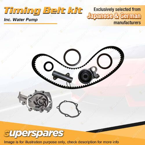 Timing Belt Kit & HAT Waterpump for Toyota Landcruiser 80 100 Coaster 1HDFTE 4.2