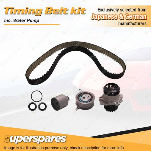 Timing Belt Kit & Water Pump for Skoda Octavia 2.0L 1Z BMM 7 Vane Impeller