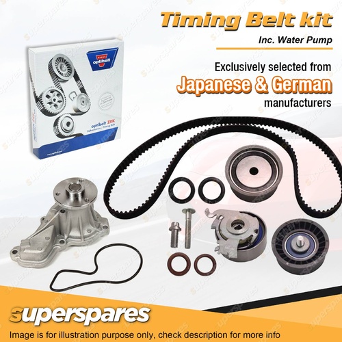 Timing Belt Kit & Water Pump for Holden Viva JF 1.8L 4cyl DOHC F18D3