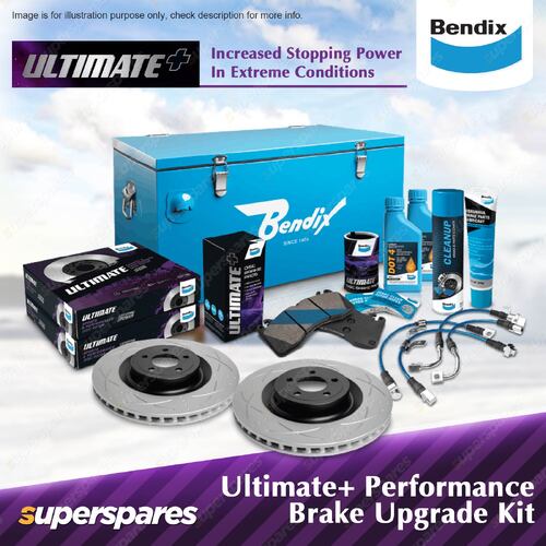 Bendix Front ULT+ Brake Upgrade Kit for Subaru BRZ Z1 2.0L 294mm Brake Rotors