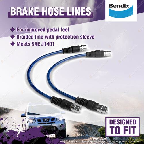 1 Set 50mm Lift Bendix Rear Ultimate 4WD Brake Hose Kit for Volkswagen Amarok 2H