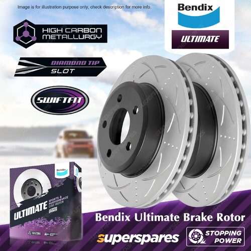 Bendix Front Ultimate Disc Brake Rotors for Ford LTD BA BF 5.4L 220kW 230kW