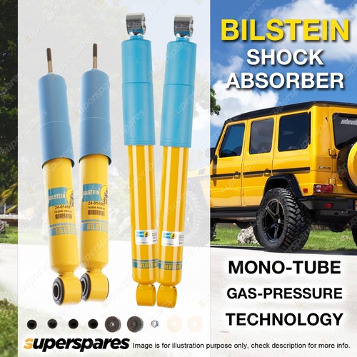 F + R Bilstein B6 Shock Absorbers for Toyota Hilux LN YN VZN Series 1988-2005