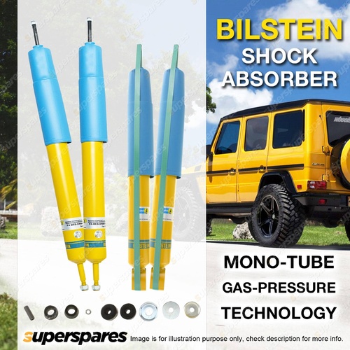 F + R Bilstein B6 Shock Absorbers for Landcruiser FJ HDJ HZJ FJZ 80 105R NON IFS