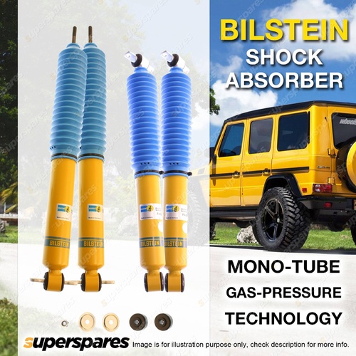 4 pcs Front + Rear Bilstein Shock Absorbers for Jeep Wrangler TJ 1996-2006