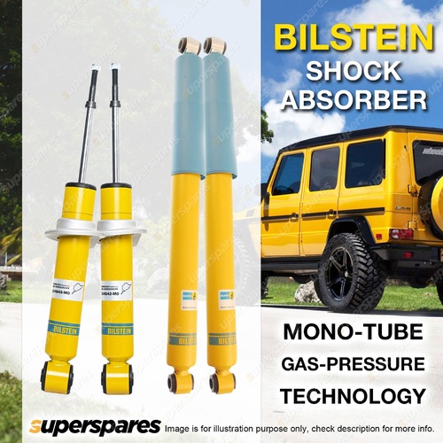 F + R Bilstein Shock Absorbers for Mitsubishi Triton ML MN MQ 4WD 2009-on