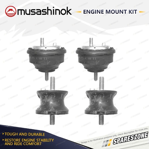 Front Rear Engine Mount Kit for BMW 316i 318i 318iS 318Ti 320i Z3 E36 Auto Man.