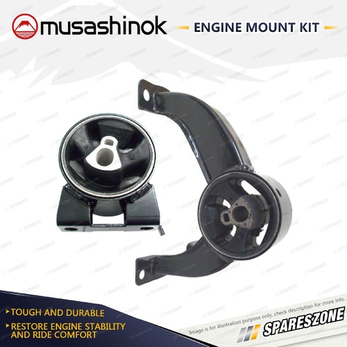 Front + Rear Engine Mount Kit for Chrysler Grand Voyager RT Sebring JS 2.4L 3.8L