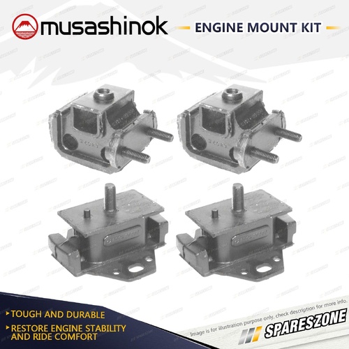 Front + Rear Engine Mount Kit for Daihatsu Delta V67 V68 V107 V108 2.0L 2.2L