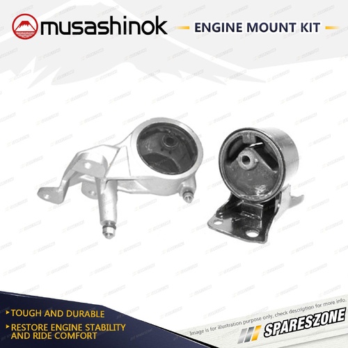 Front Rear Engine Mount Kit for Daihatsu Sirion M100S GTvi M101S Front Bolt 74mm