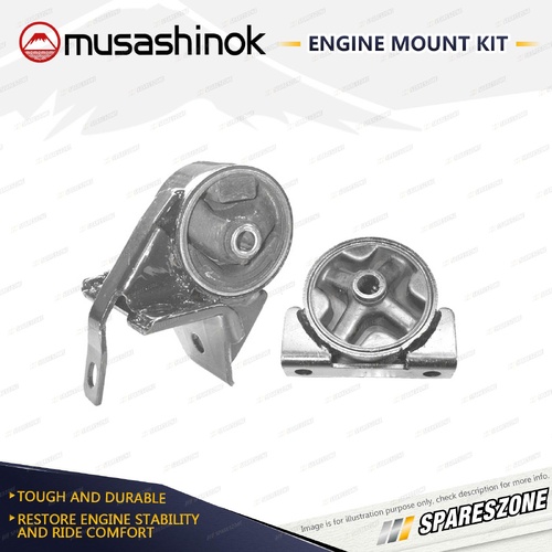 Front + Rear Engine Mount Kit for Daihatsu Charade G200 G202S 1.0L CB HCE 93-98