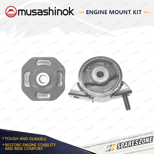 Front Rear Engine Mount Kit for Daihatsu Charade G200S G203S Pyzar G301 G303 Man