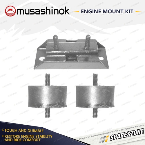 Front + Rear Engine Mount Kit for Ford Cortina TC TD TE TF 3.3 4.1L 6Cyl 72-82