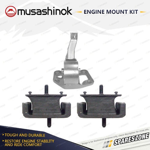 Front + Rear Engine Mount Kit for Ford Ranger PJ PK 2.5L 3.0L 4Cyl T-Diesel WEAT