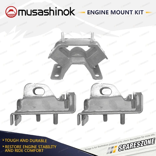 Front + Rear Engine Mount Kit for Holden Commodore VN VS VT Statesman VS 88-00