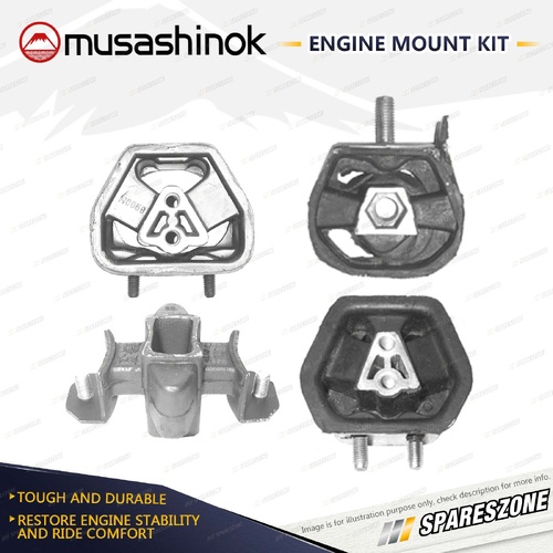 Front + Rear Engine Mount Kit for Holden Camira JB JD JE 1.6 1.8 2.0L All 82-89