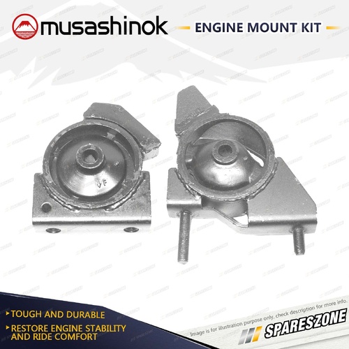 Front + Rear Engine Mount Kit for Holden Nova LE LF 1.4L 1.6L 4Cyl 89-94