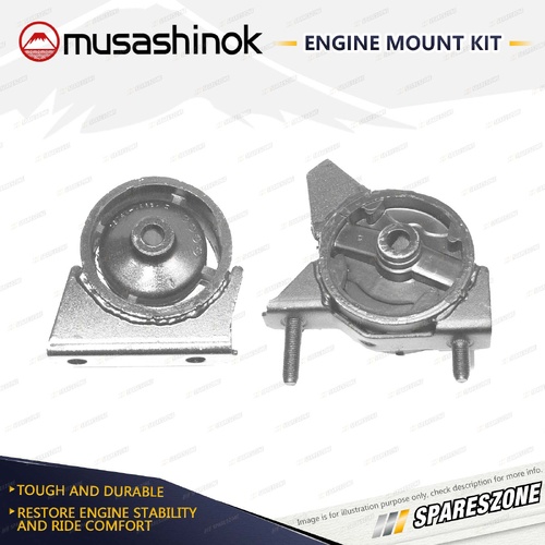 Front + Rear Engine Mount Kit for Holden Nova LF 1.8L 4Cyl 7AFE 92-94 Auto