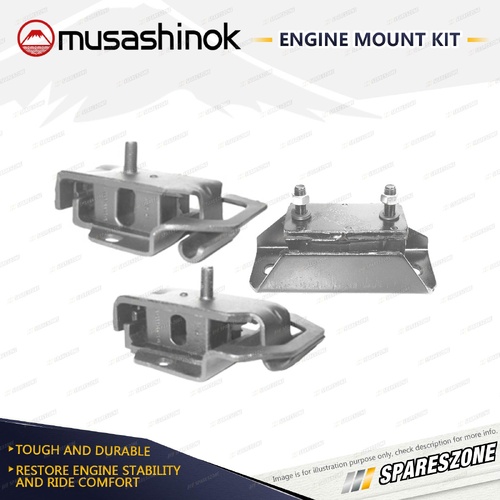 Front + Rear Engine Mount Kit for Holden Jackaroo UBS13 Rodeo KB29 KB44 KB49