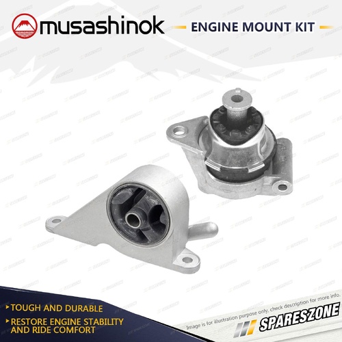 Front + Rear Engine Mount Kit for Holden Astra AH CDTi 1.9L 4Cyl Turbo 06-10