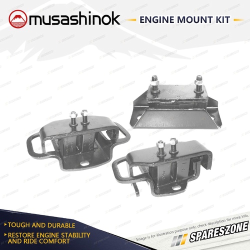 Front + Rear Engine Mount Kit for Holden Jackaroo UBS55 Rodeo TF TFR54 TFS55 Man