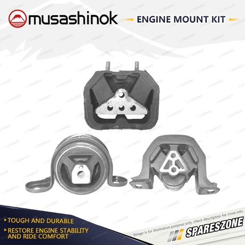 Front + Rear Engine Mount Kit for Holden Astra TR 1.8L 2.0L C18SEL X20XE 96-98