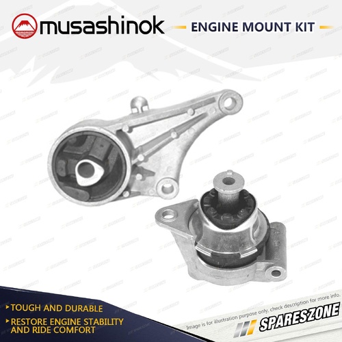 Front + Rear Engine Mount Kit for Holden Astra AH 1.8L 4Cyl 04-10 Manual