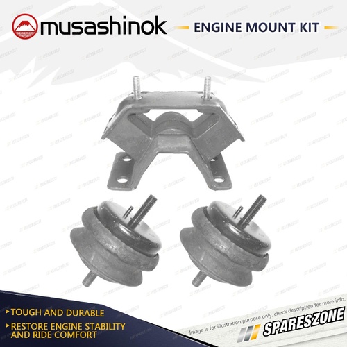 Front + Rear Engine Mount Kit for Holden Commodore VT VZ Monaro V2 VZ 99-07