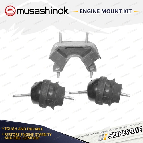 Front + Rear Engine Mount Kit for Holden Caprice WL 6.0L V8 L76 2/06-7/06