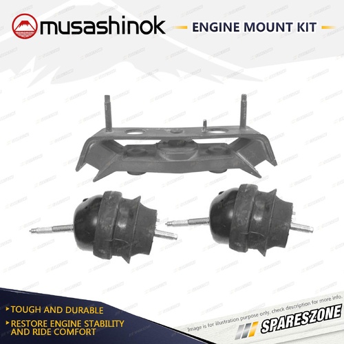 Front + Rear Engine Mount Kit for Holden Calais Commodore VE VF Caprice WM 06-On