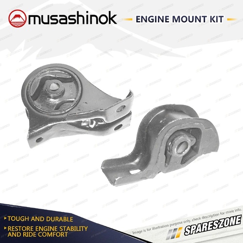 Front Rear Engine Mount Kit for Honda Civic ED3 ED6 EE3 Concerto MA2 CRX ED9 EF7