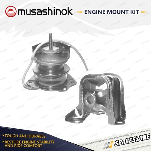 Front + Rear Engine Mount Kit for Honda Odyssey RA6 2.3L 4Cyl F23A F23Z4 99-04