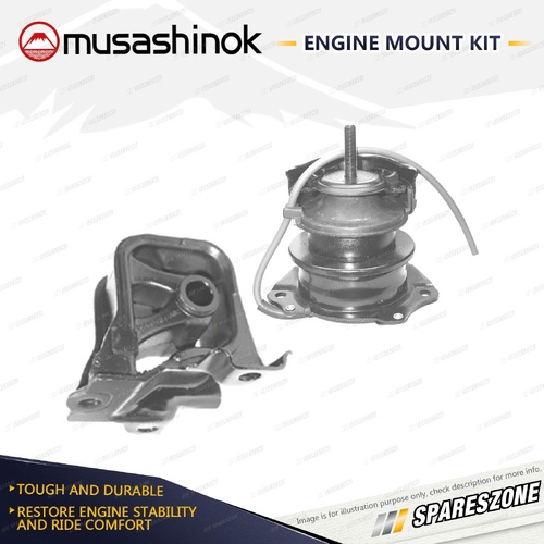 Front + Rear Engine Mount Kit for Honda Accord CG5 Odyssey RA6 2.3L 4Cyl 97-04