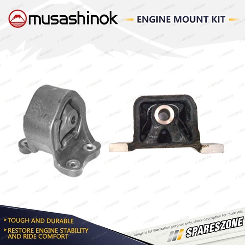 Front + Rear Engine Mount Kit for Honda CRV RD5 2.0L RD7 2.4L 4Cyl Vtec 4WD Auto