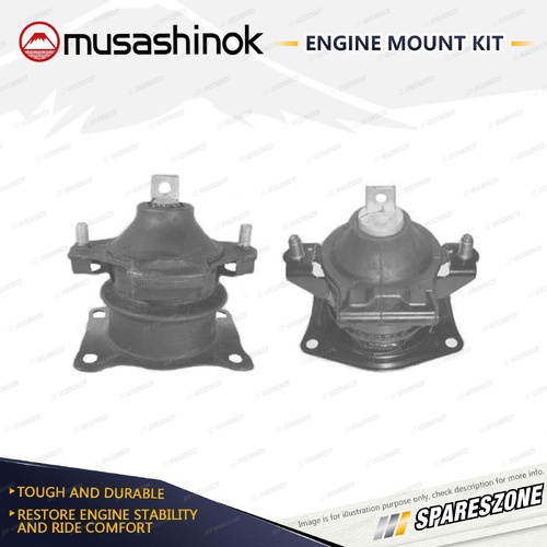 Front + Rear Engine Mount Kit for Honda Accord CM6 3.0L V6 J30A4 6/03-1/08