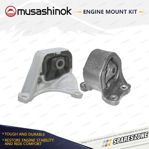 Front + Rear Engine Mount Kit for Honda CRV RD5 2.0L RD7 2.4L 4Cyl Vtec 4WD Man.