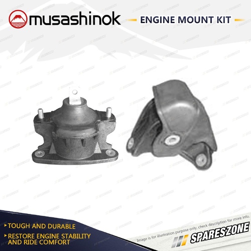 Front + Rear Engine Mount Kit for Honda Accord VTi CP2 Accord Euro CU2 Auto