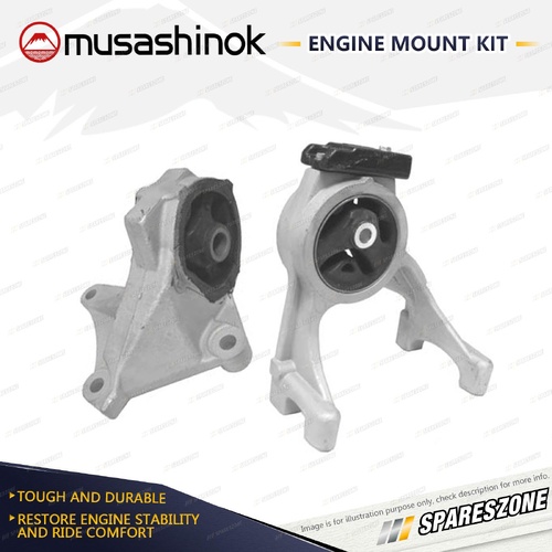 Front + Rear Engine Mount Kit for Honda Odyssey RB1 RB3 2.4L K24A6 K24Z2 04-14