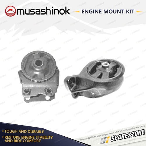 Front + Rear Engine Mount Kit for Hyundai Sonata EF EF-B 2.0 2.4 2.5 2.7L Auto