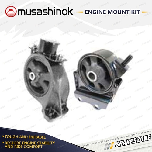 Front + Rear Engine Mount Kit for Hyundai Grandeur XG 3.0L V6 G6CT 9/99-1/04